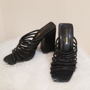 FASHIONOVA strappy block heel sandal